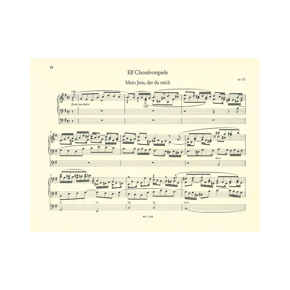 Breitkopf & Härtel Brahms Sämtliche Orgelwerke – Thomann Ireland