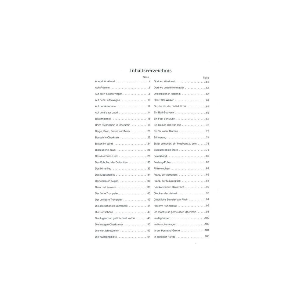 Edition Walter Wild Die besten 101 Slavko Avsenik – Thomann Ireland