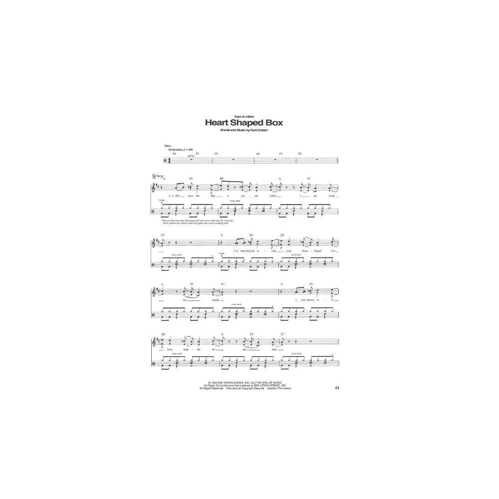 Hal Leonard Nirvana Drum Collection – Thomann Ireland