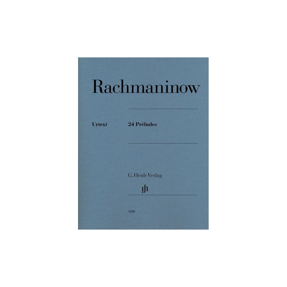 Henle Verlag Rachmaninow 24 Préludes – Thomann Ireland