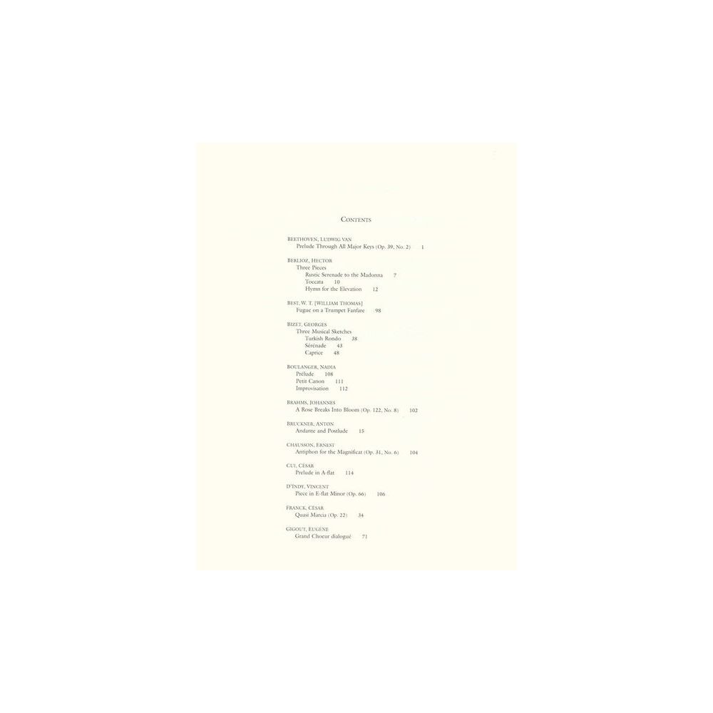 Dover Publications Organ Music for Manuals Only – Thomann Ireland