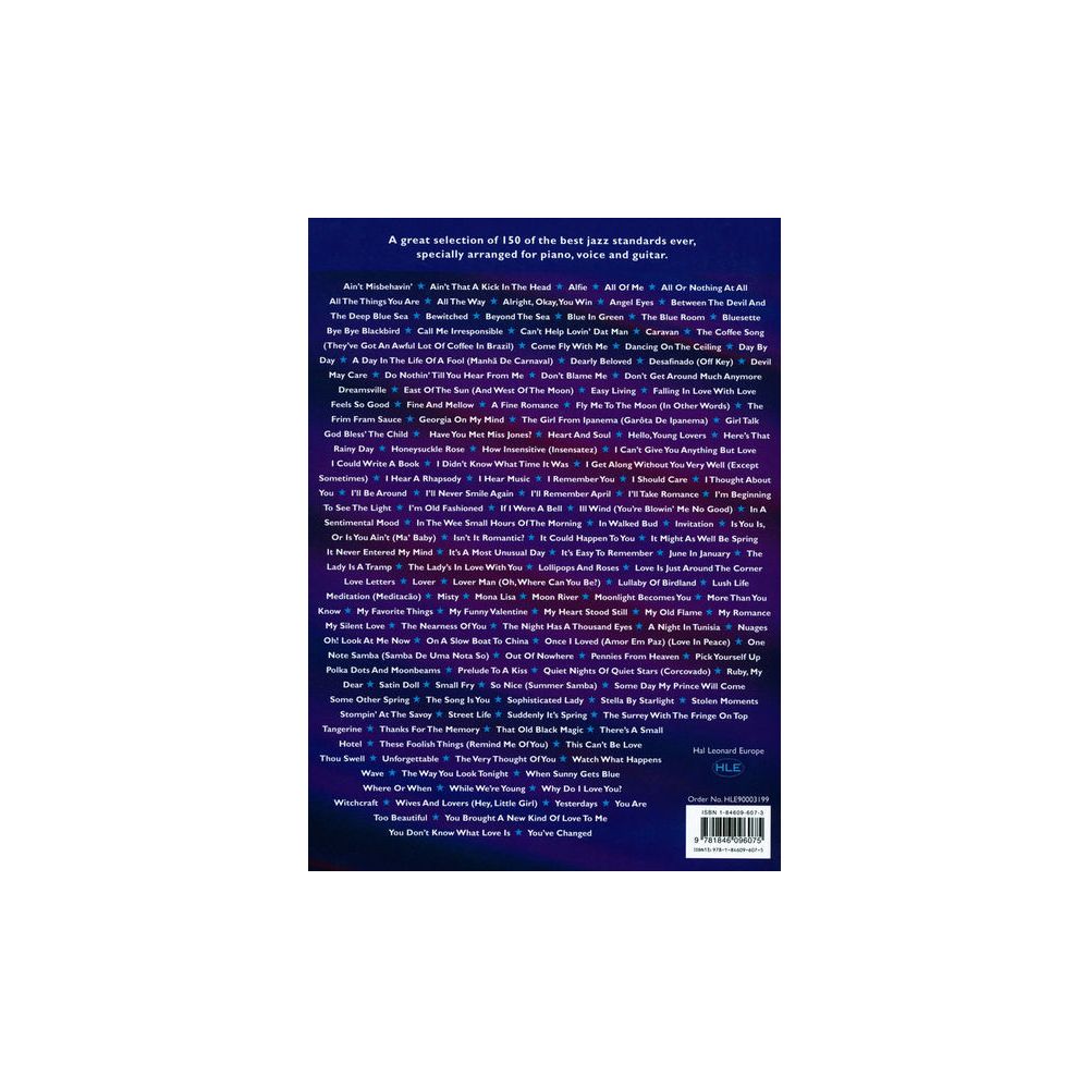 Hal Leonard 150 Of The Best Jazz Standards – Thomann Ireland