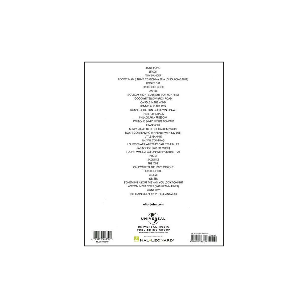 Hal Leonard Elton John Greatest Hits – Thomann Ireland