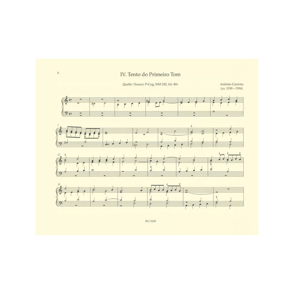 Bärenreiter Portugiesische Orgelmusik – Thomann Ireland