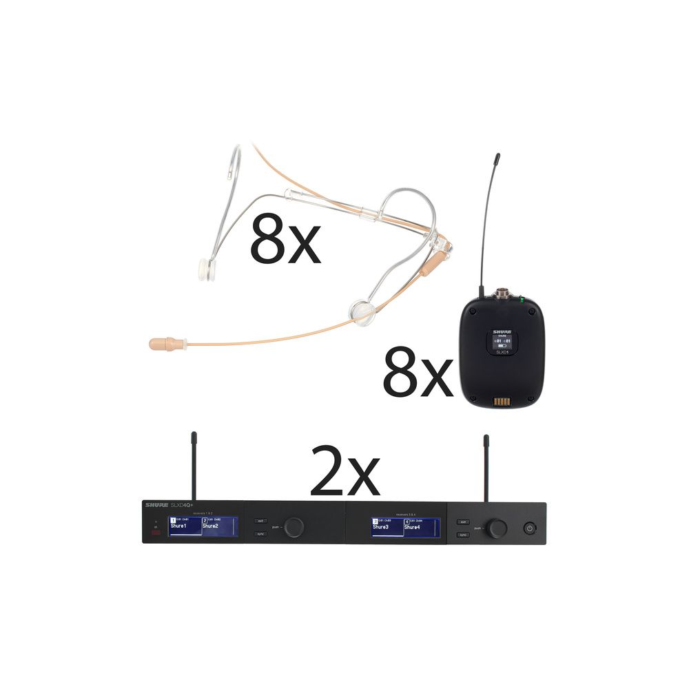 Shure SLXD 8x DH5T/O G59 Set – Thomann Ireland