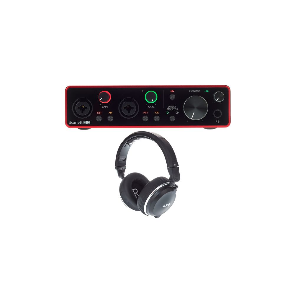 Focusrite Scarlett 2i2 3rd Headphone Bdl – Thomann Ireland