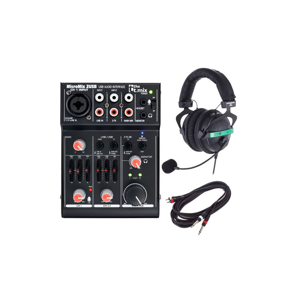 the t.mix MicroMix 2 USB Bundle – Thomann Ireland