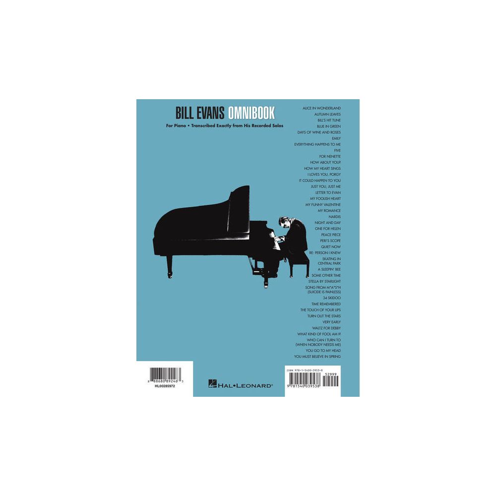 Hal Leonard Bill Evans Omnibook Piano – Thomann Ireland