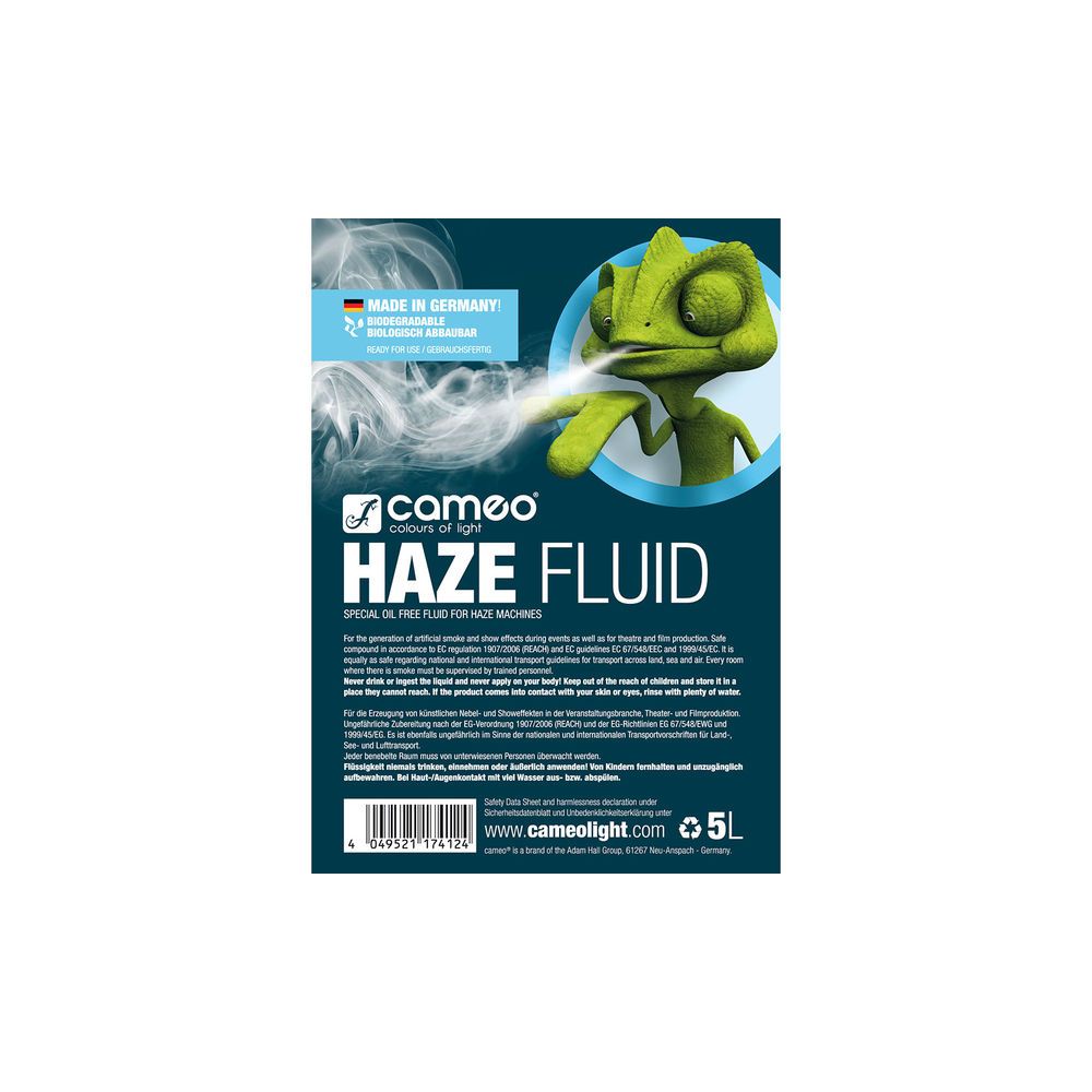 Cameo Haze Fluid 5L – Thomann Ireland