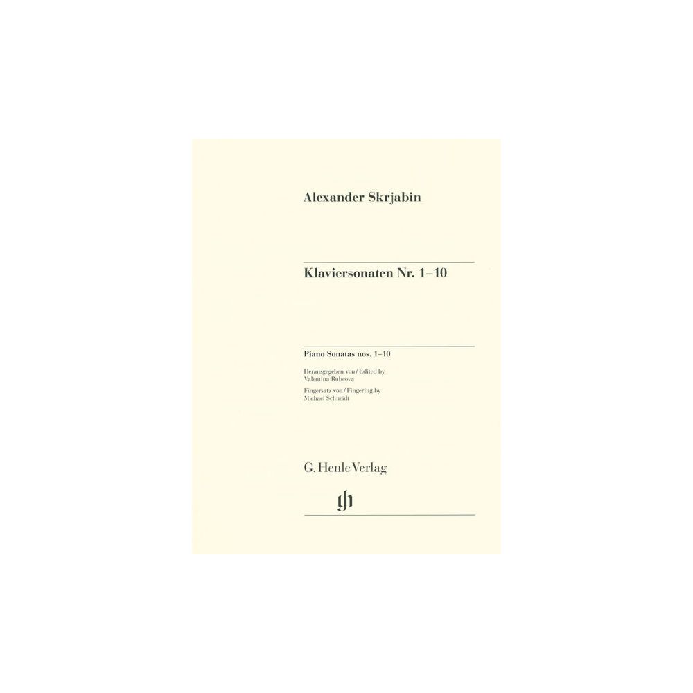 Henle Verlag Skrjabin Klaviersonaten – Thomann Ireland