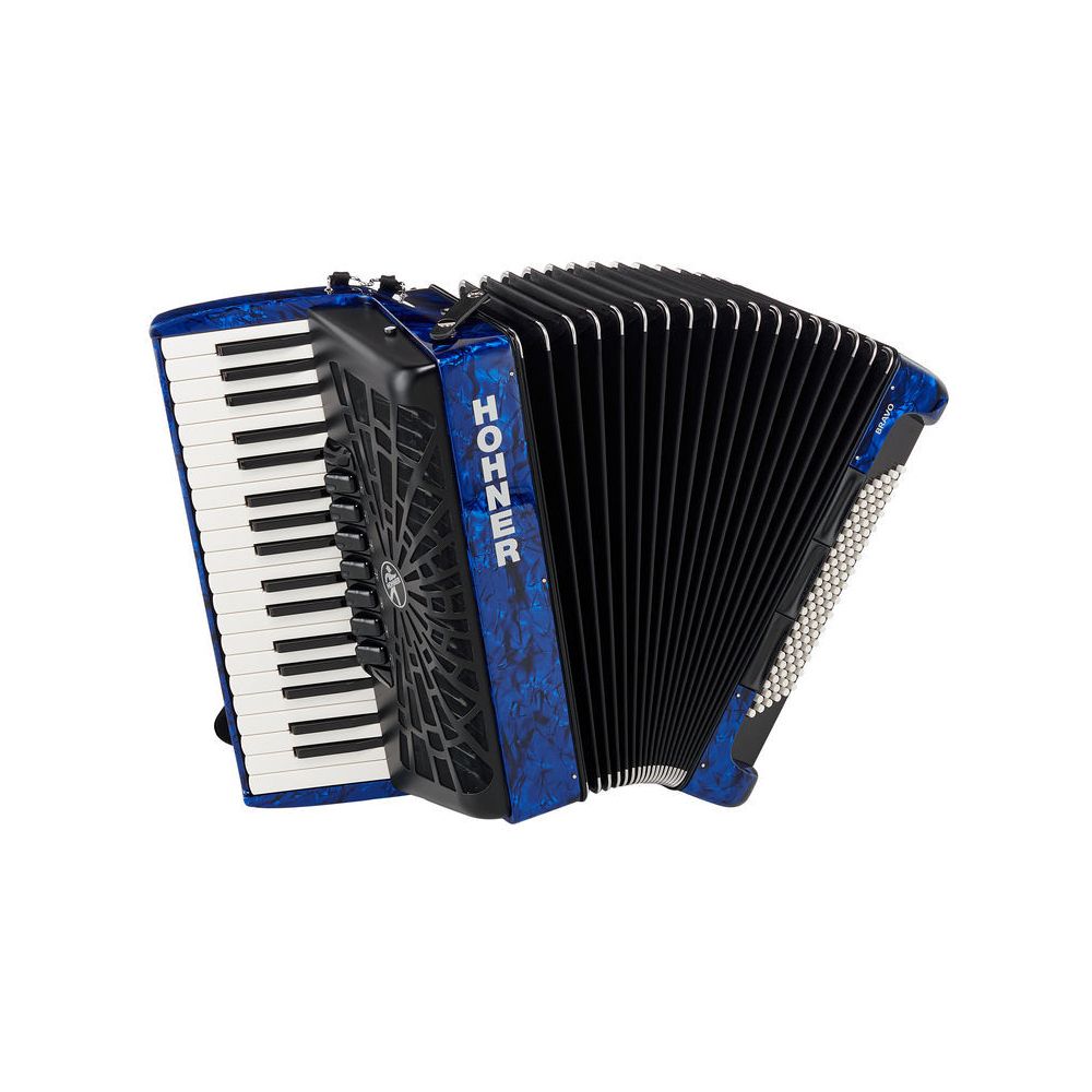 Hohner Bravo III 96 silent key blue – Thomann Ireland