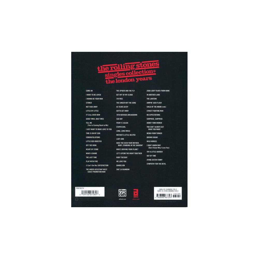 Alfred Music Publishing Rolling Stones Singles Collect – Thomann Ireland