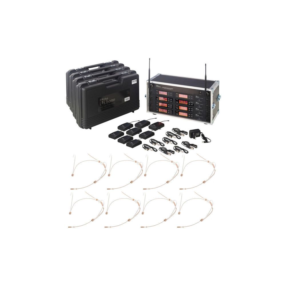 the t.bone 8 Kanal Theaterfunkrack 520MHz – Thomann Ireland