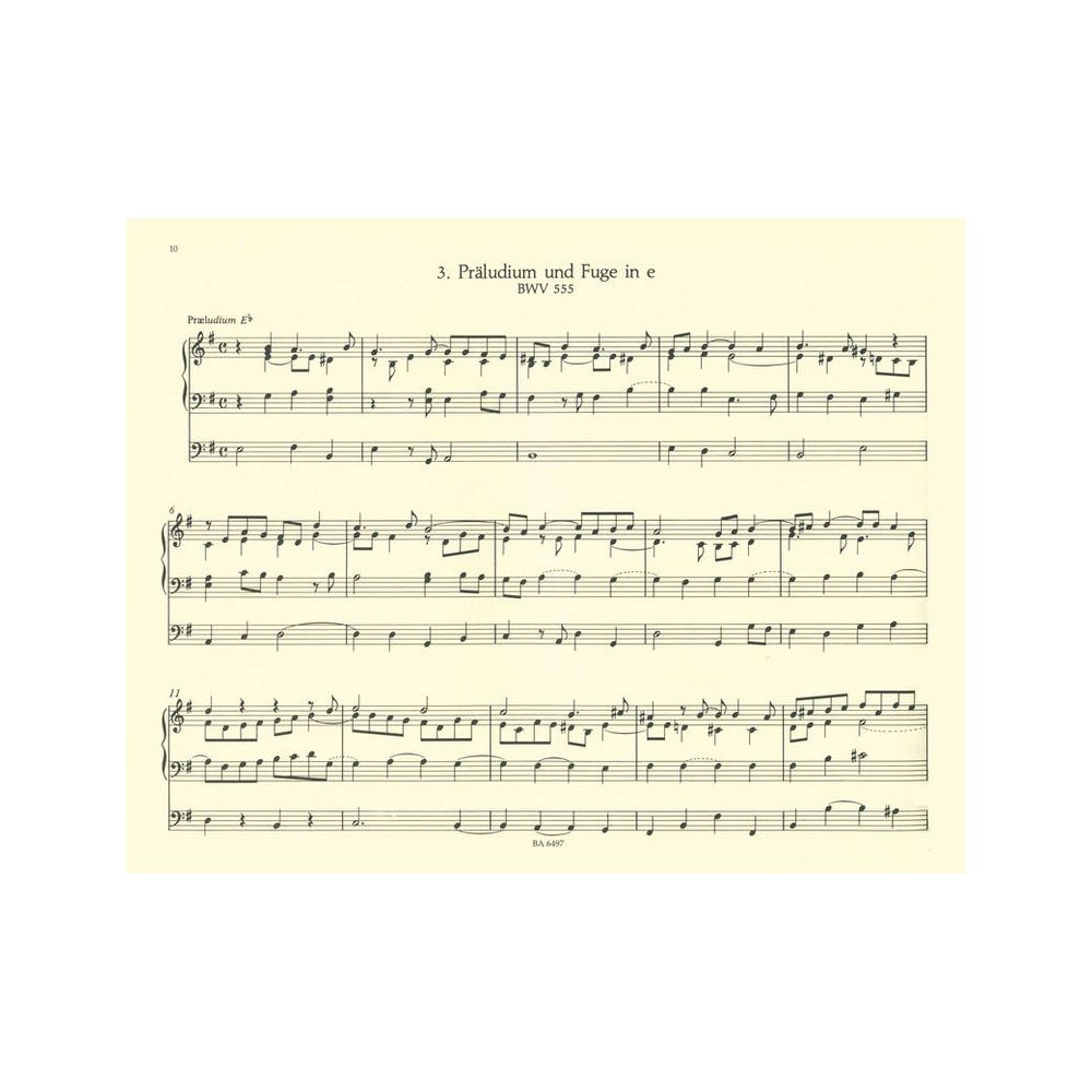 Bärenreiter Bach Acht Präludien und Fugen – Thomann Ireland