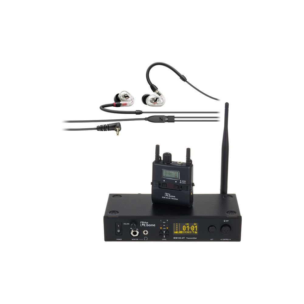 the t.bone IEM D2.4 IE 100 Pro Set – Thomann Ireland