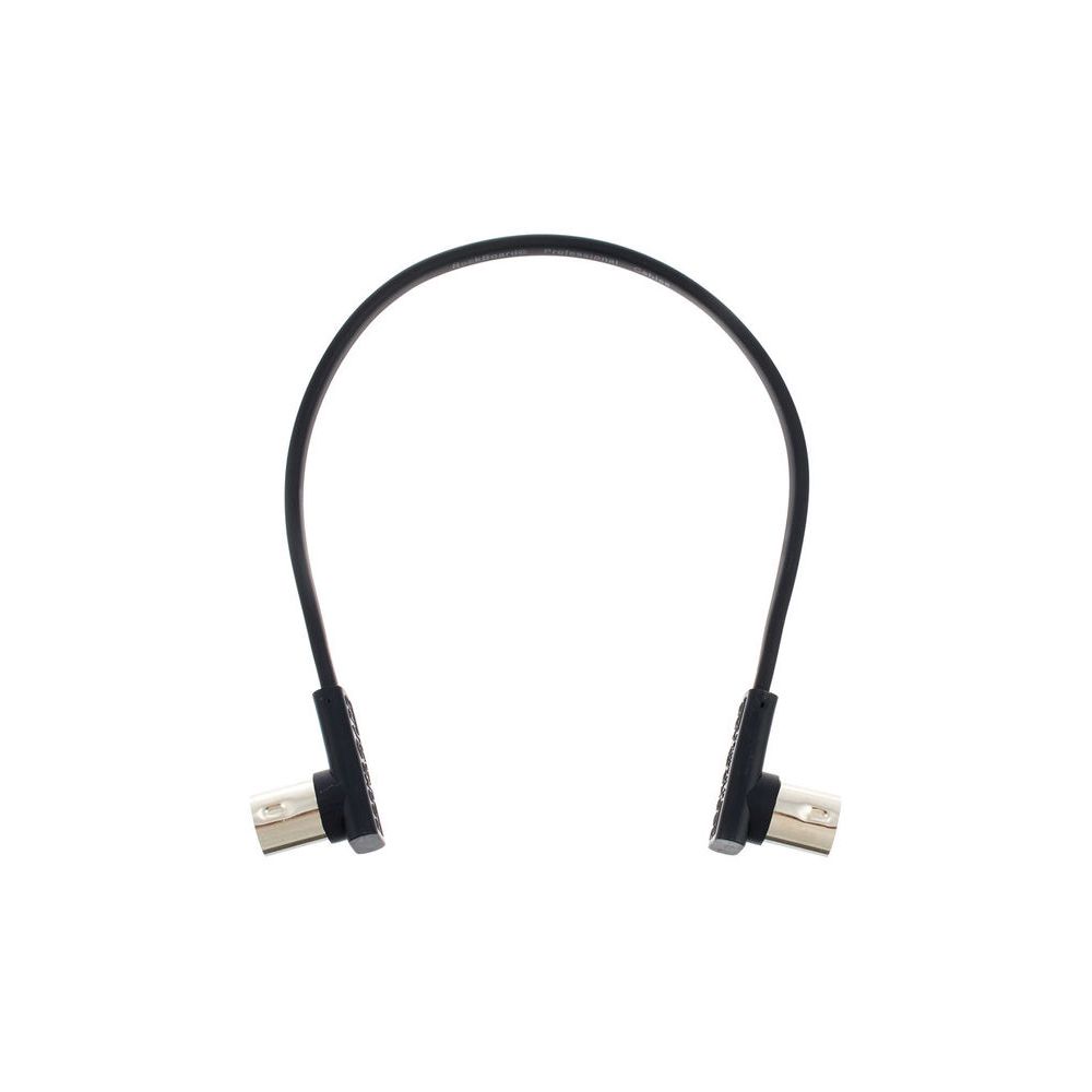 Rockboard Flat MIDI Cable 30cm Black – Thomann Ireland