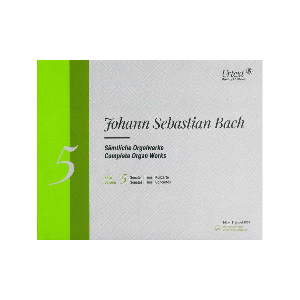 Breitkopf & Härtel Bach Sämtliche Orgelwerke – Thomann Ireland