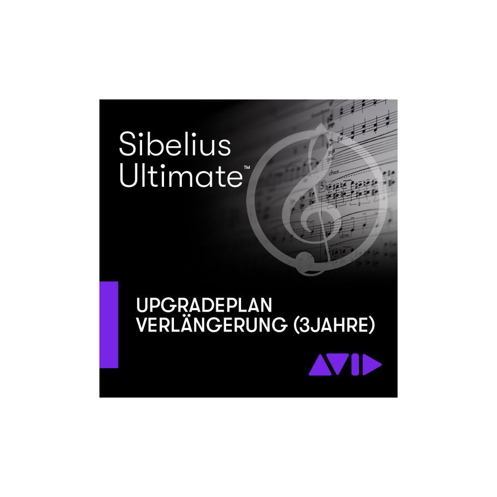 Avid Sibelius Ultimate Renewal 3Y – Thomann Ireland