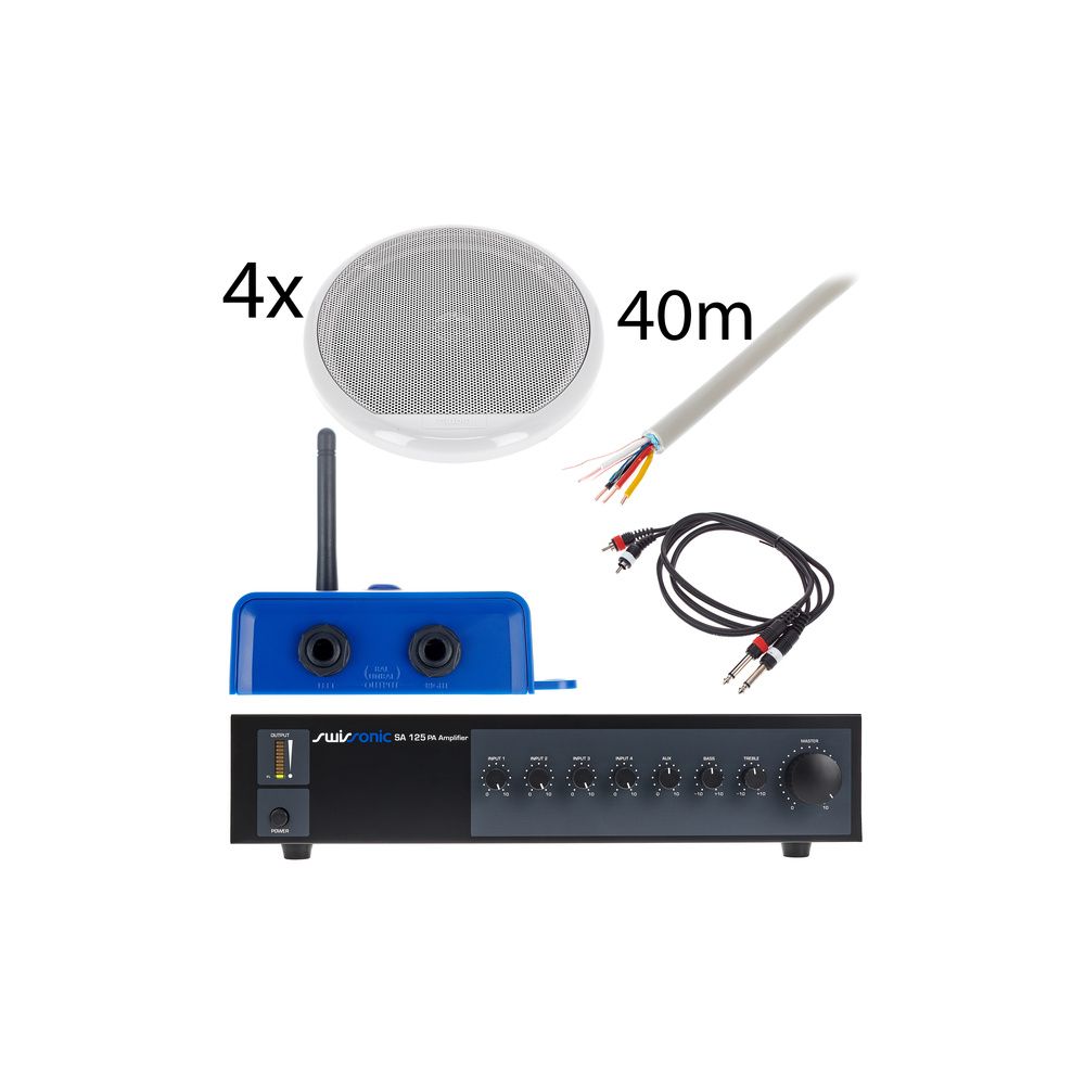 Swissonic SA 125 Biamp Pool Bundle S WH – Thomann Ireland