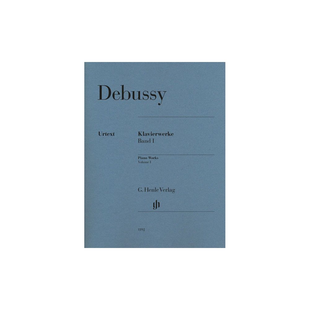 Henle Verlag Debussy Klavierwerke 1 – Thomann Ireland
