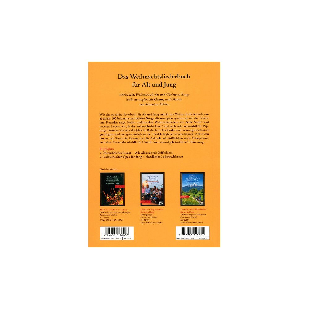 Schott Weihnachtsliederbuch Ukulele – Thomann Ireland