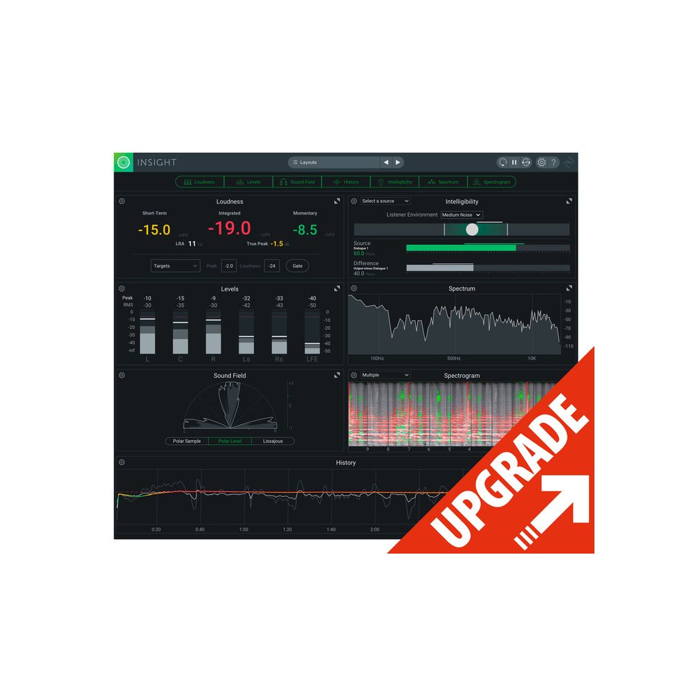 iZotope Insight 2 Upgrade Insight 1 – Thomann Ireland