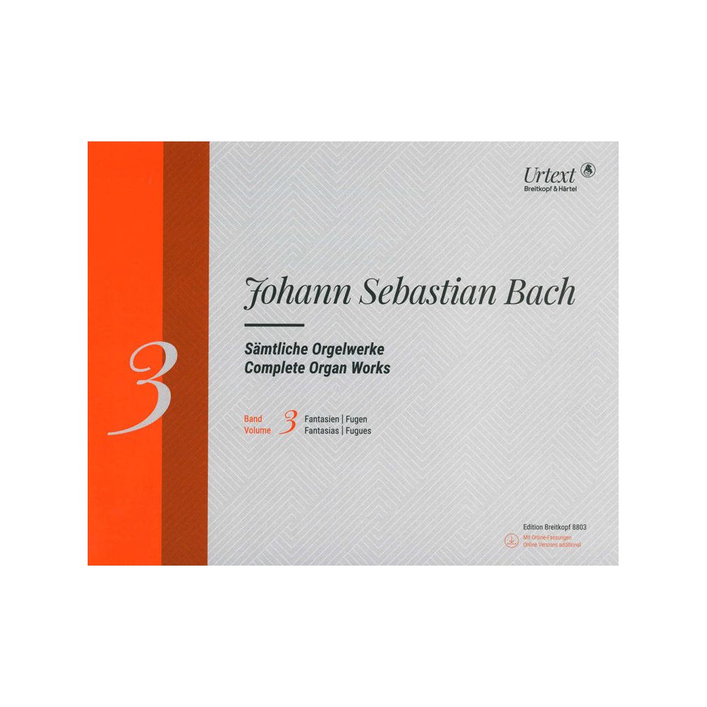 Breitkopf & Härtel Bach Sämtliche Orgelwerke – Thomann Ireland