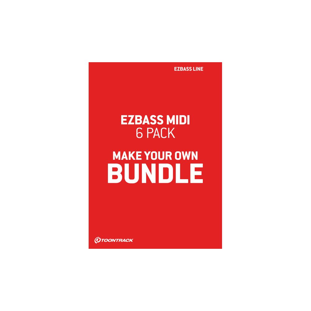Toontrack EZbass MIDI 6 Pack Bundle – Thomann Ireland