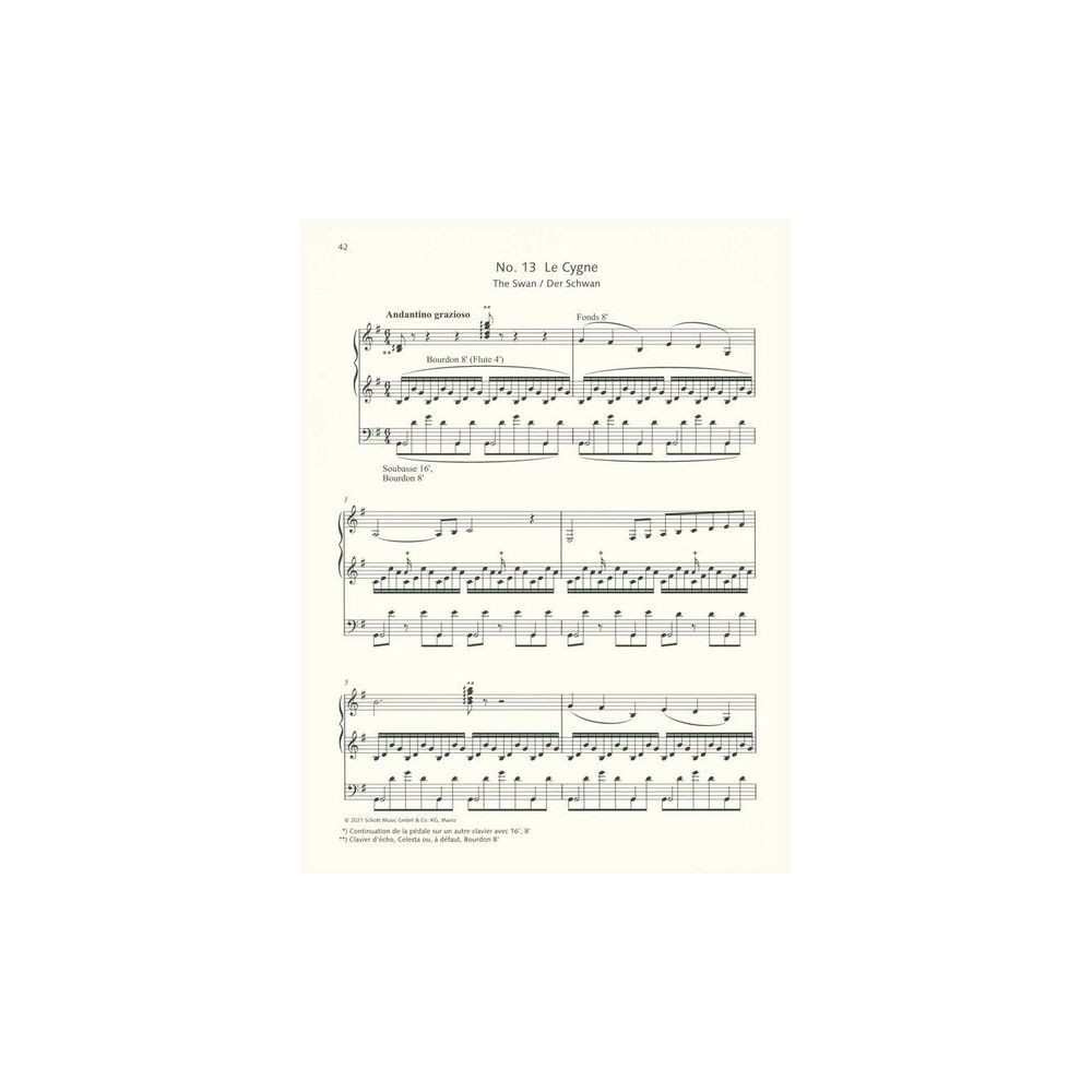 Schott Der Karneval der Tiere Orgel – Thomann Ireland