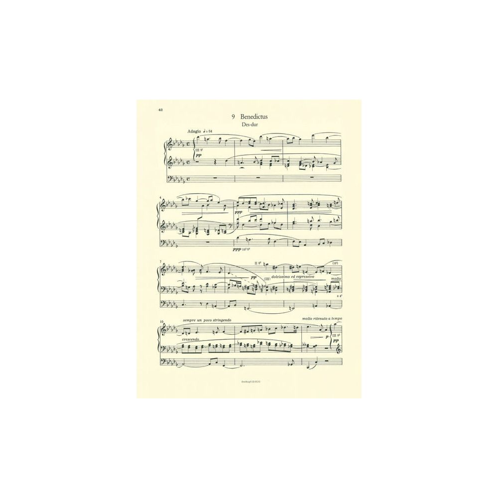 Breitkopf & Härtel Reger Zwölf Stücke for Orgel – Thomann Ireland