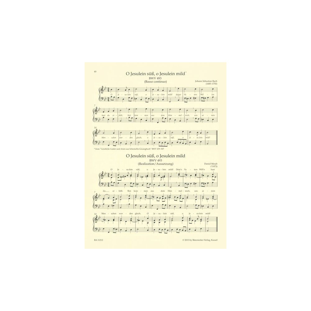 Bärenreiter An Easy Bach Organ Album – Thomann Ireland