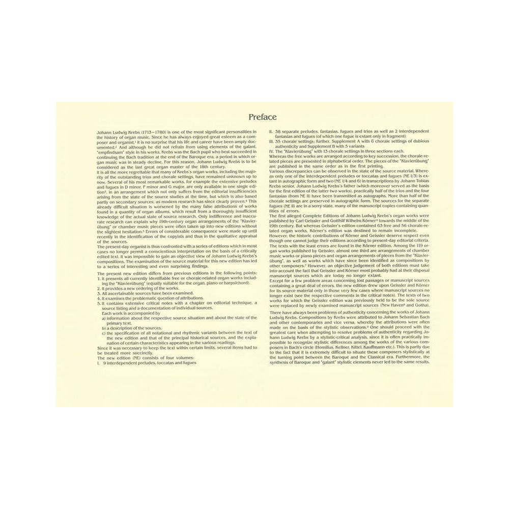 Breitkopf & Härtel Krebs Orgelwerke II – Thomann Ireland