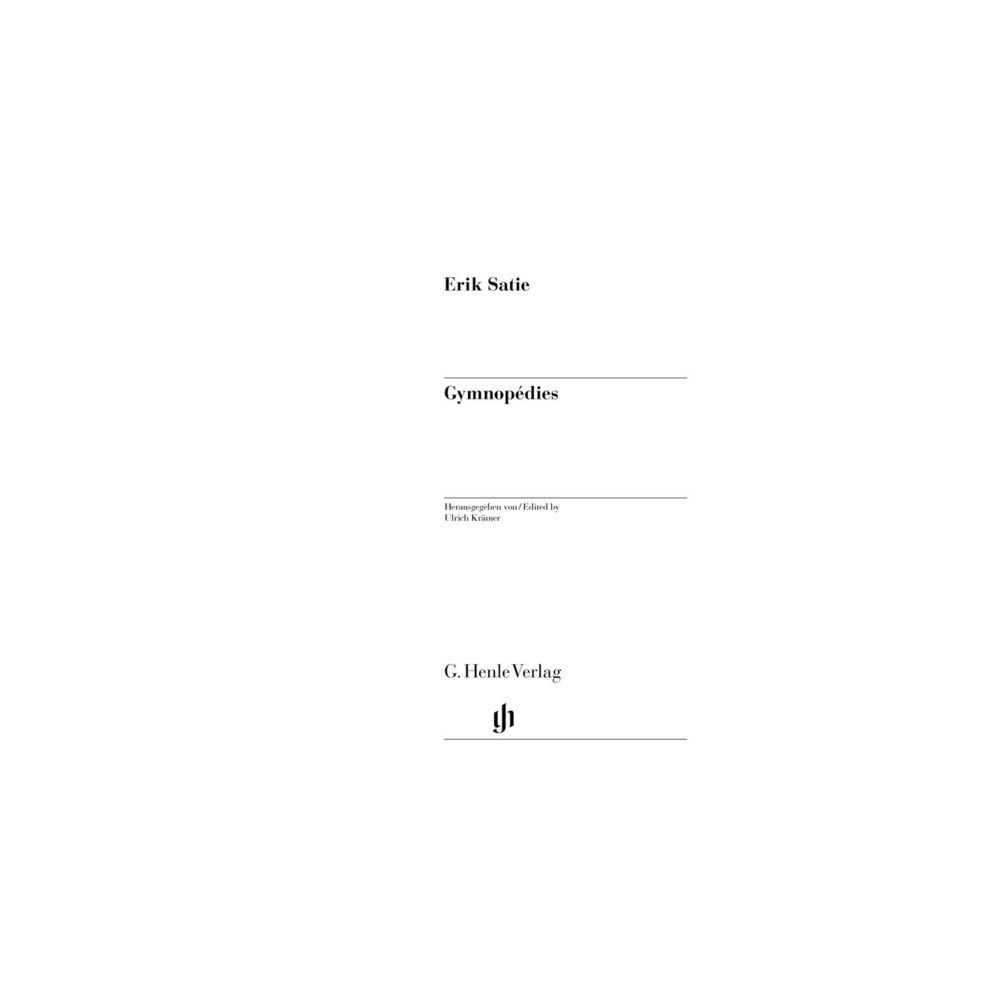 Henle Verlag Satie Gymnopedies – Thomann Ireland