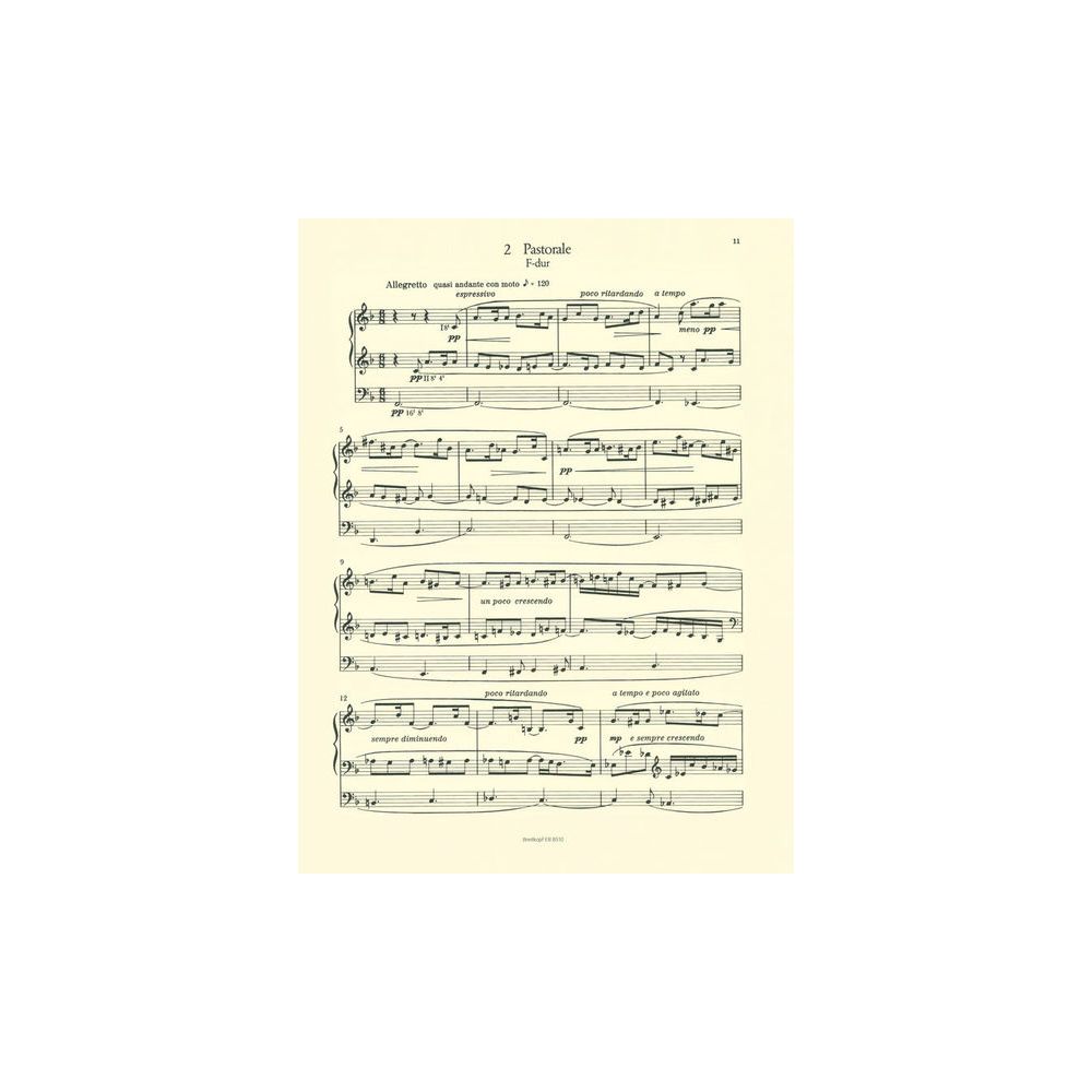 Breitkopf & Härtel Reger Zwölf Stücke for Orgel – Thomann Ireland