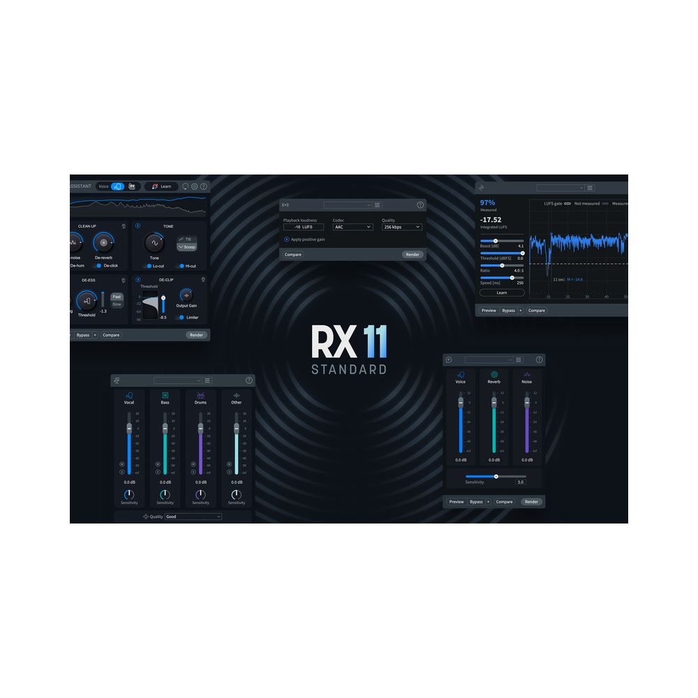 iZotope RX 11 Std UG RX St/Adv / PPS – Thomann Ireland