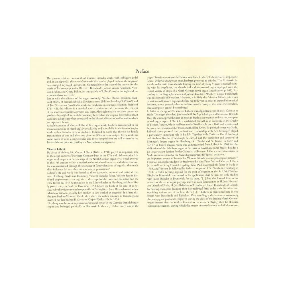 Breitkopf & Härtel Lübeck Sämtliche Orgelwerke – Thomann Ireland