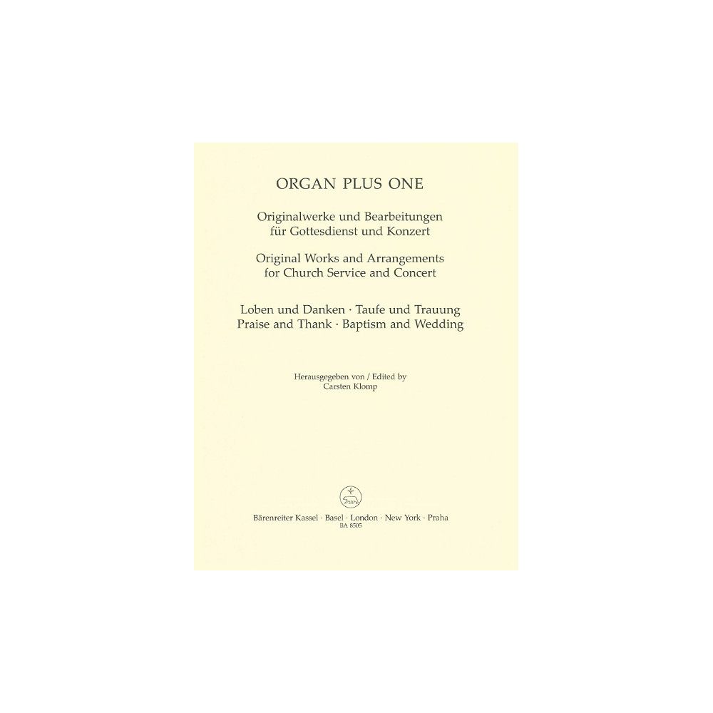Bärenreiter Organ Plus One Wedding – Thomann Ireland