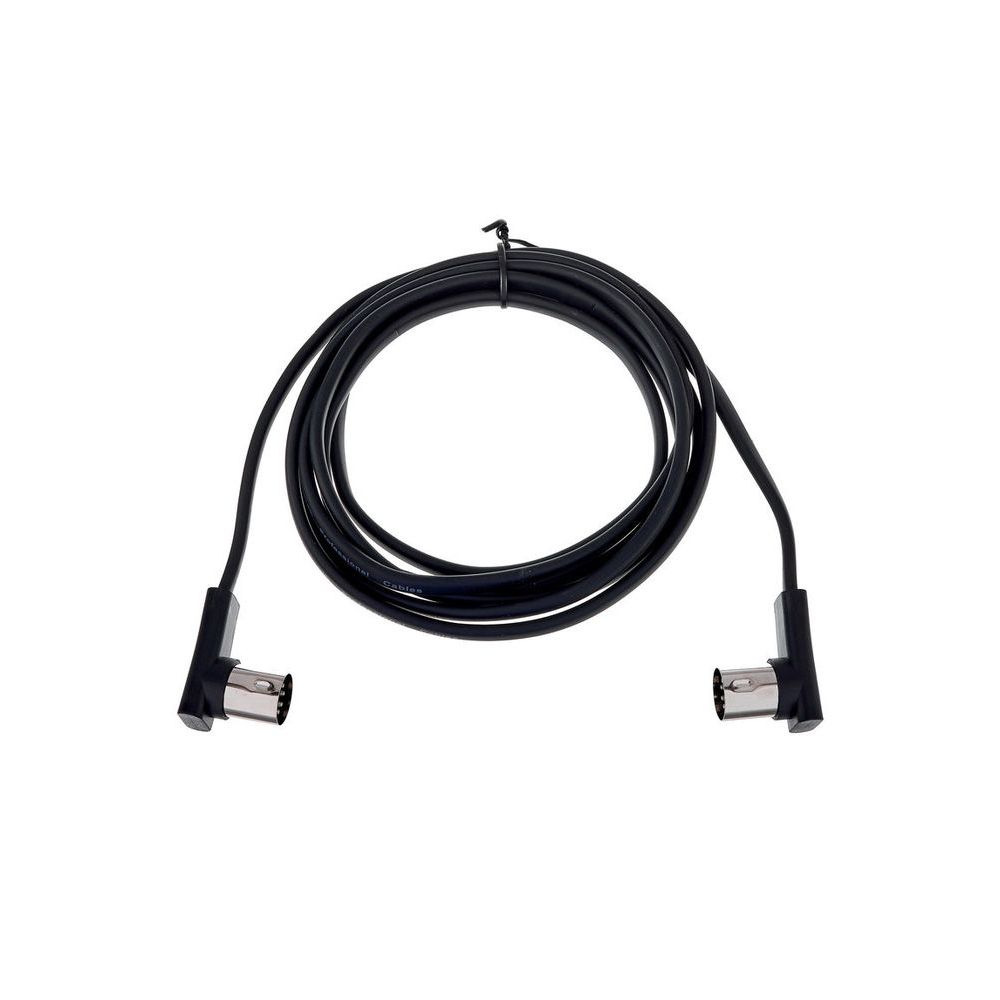 Rockboard Flat MIDI Cable 200cm Black – Thomann Ireland
