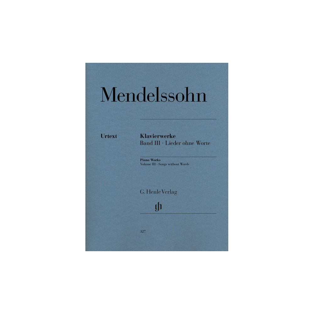 Henle Verlag Mendelssohn Lieder ohne Worte – Thomann Ireland