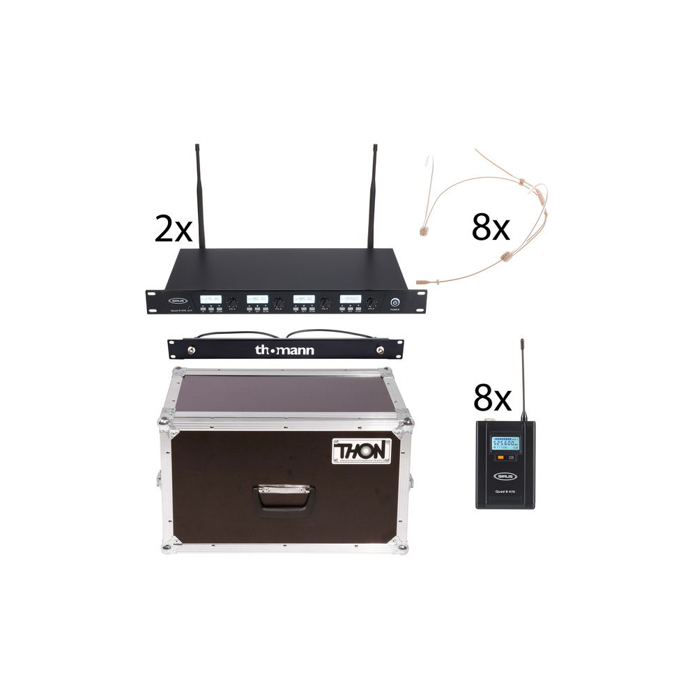 Sirus Quad R/8B 8 Headmike O 470 Set – Thomann Ireland