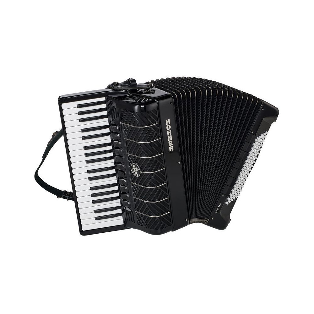 Hohner Mattia IV 96 BK white Buttons – Thomann Ireland