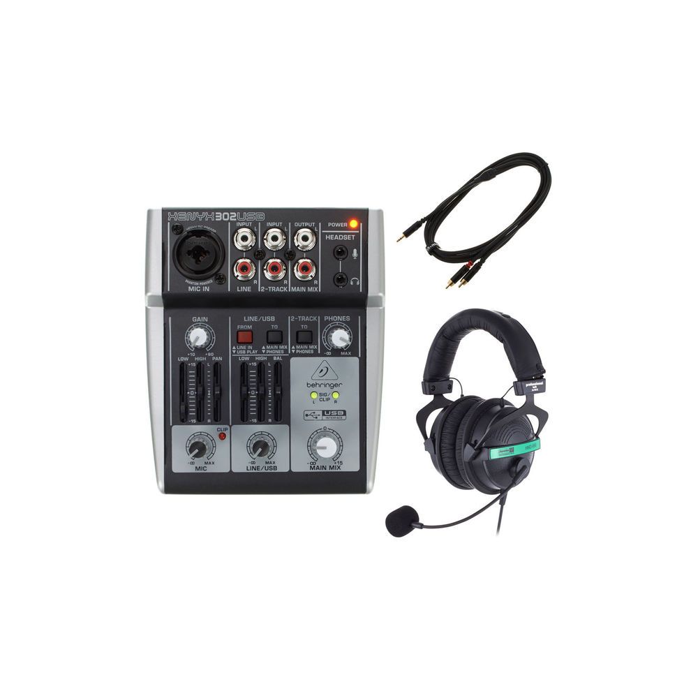 Behringer Xenyx 302USB Headset Bundle – Thomann Ireland