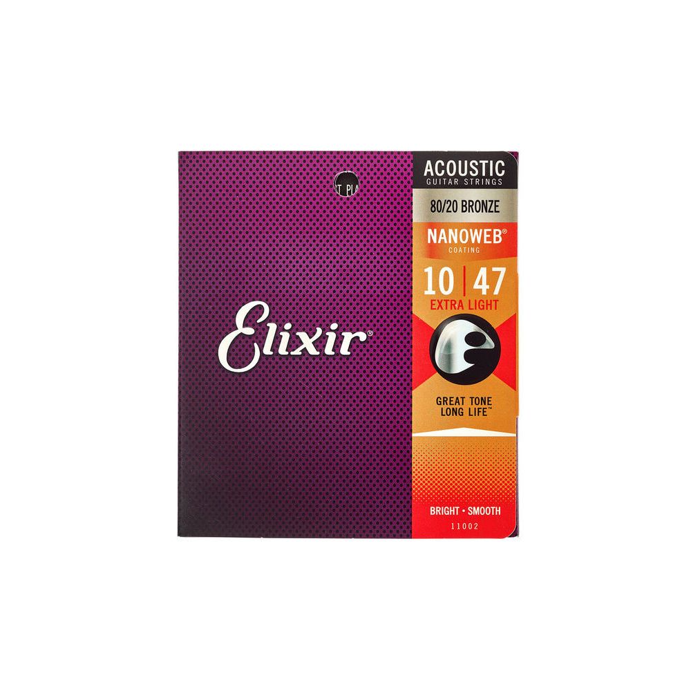 Elixir Nanoweb Extra Light Acoustic – Thomann Ireland