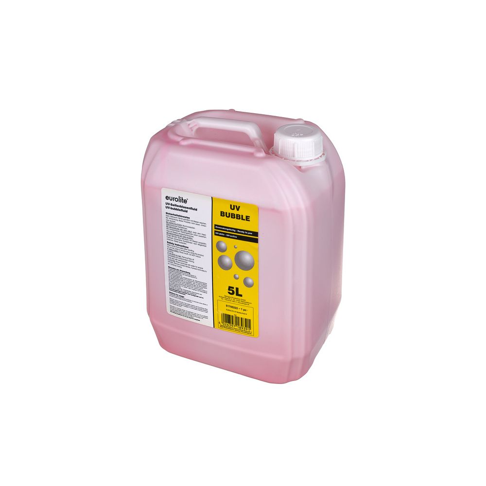 Eurolite UV Bubble Fluid 5l red – Thomann Ireland