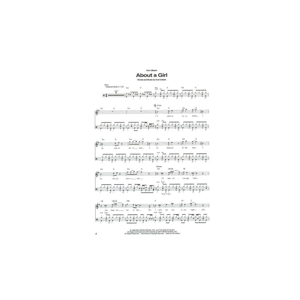 Hal Leonard Nirvana Drum Collection – Thomann Ireland