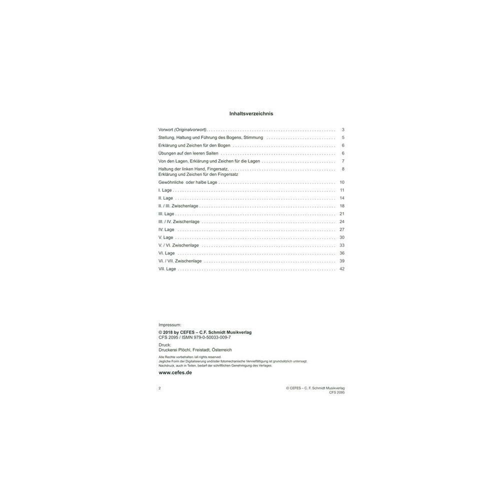 C.F. Schmidt Musikverlag Kontrabass