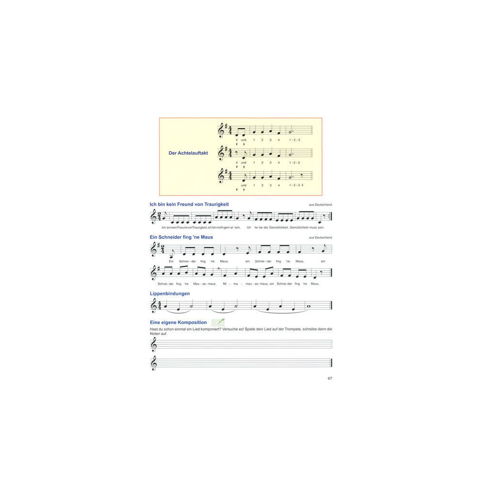 Horst Rapp Verlag Trompetenschule 1 für Anfänger – Thomann Ireland