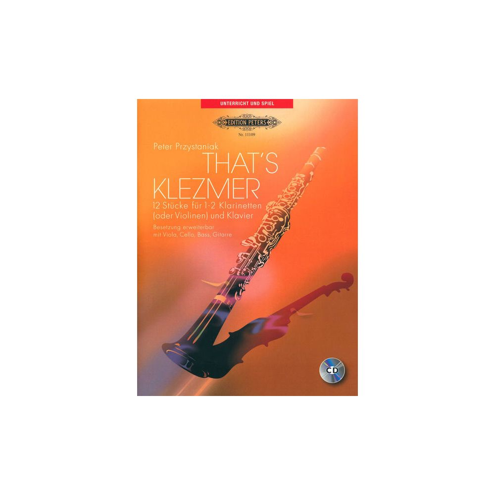 Edition Peters That's Klezmer Clarinet – Thomann Ireland