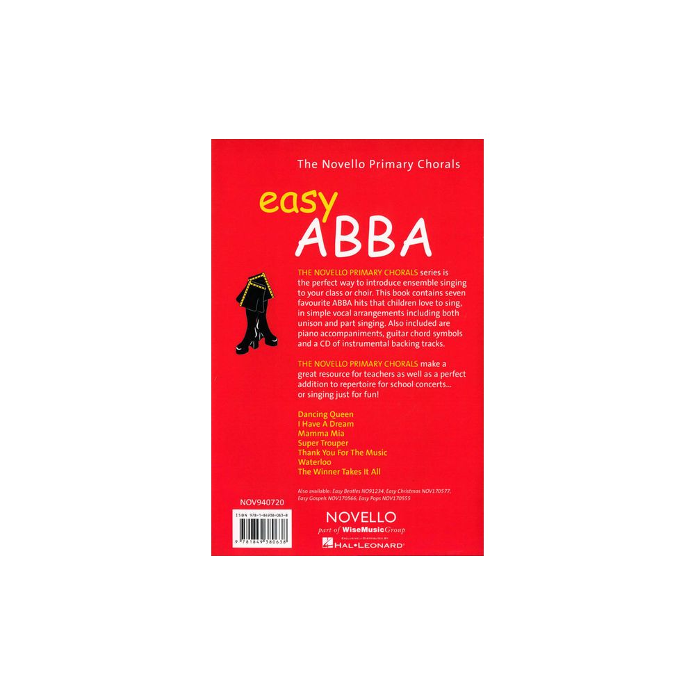 Novello & Co Ltd. Easy ABBA Chor – Thomann Ireland