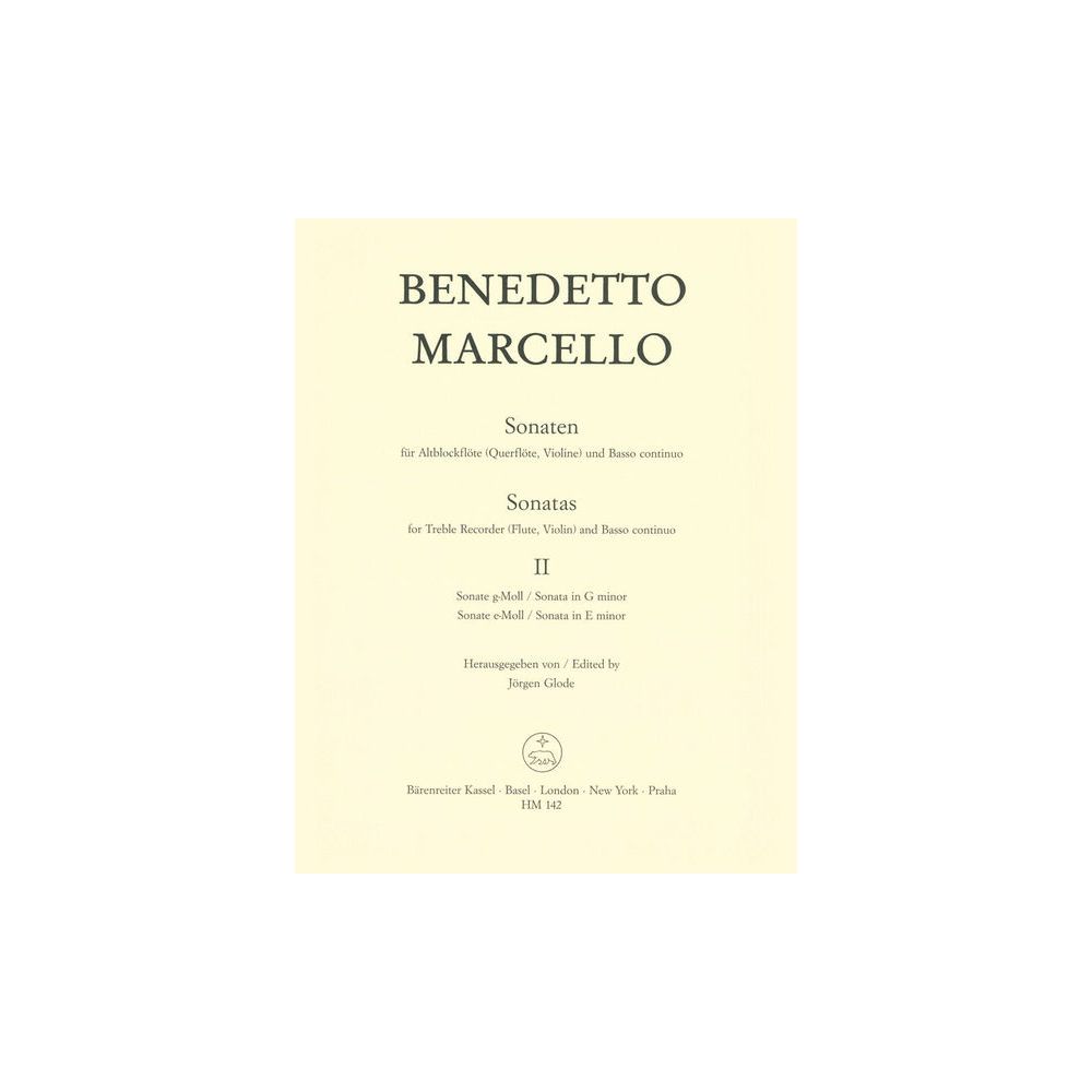 Bärenreiter Marcello Sonaten 2 – Thomann Ireland